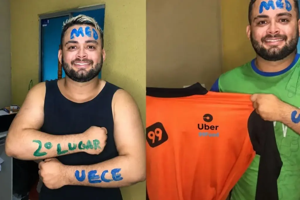Motoboy rodava oito horas por dia e estudava três antes de sair para trabalhar, e na quinta tentativa passou em medicina na estadual do Ceará Motoboy rodava oito horas por dia e estudava três antes de sair para trabalhar, e na quinta tentativa passou em medicina na estadual do Ceará