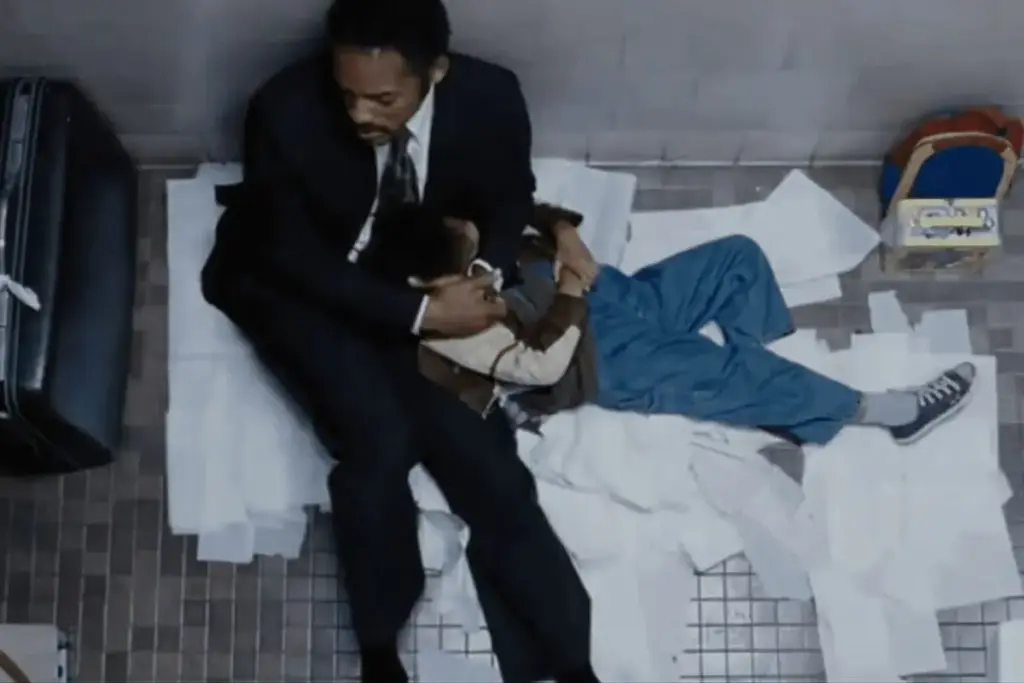 Pai e filho dormiram em banheiro de estação, parques e transporte público antes de ele fundar a Gardner Rich em 1987, mas a fortuna de US$ 70 milhões nunca foi comprovada Pai e filho dormiram em banheiro de estação, parques e transporte público antes de ele fundar a Gardner Rich em 1987, mas a fortuna de US$ 70 milhões nunca foi comprovada