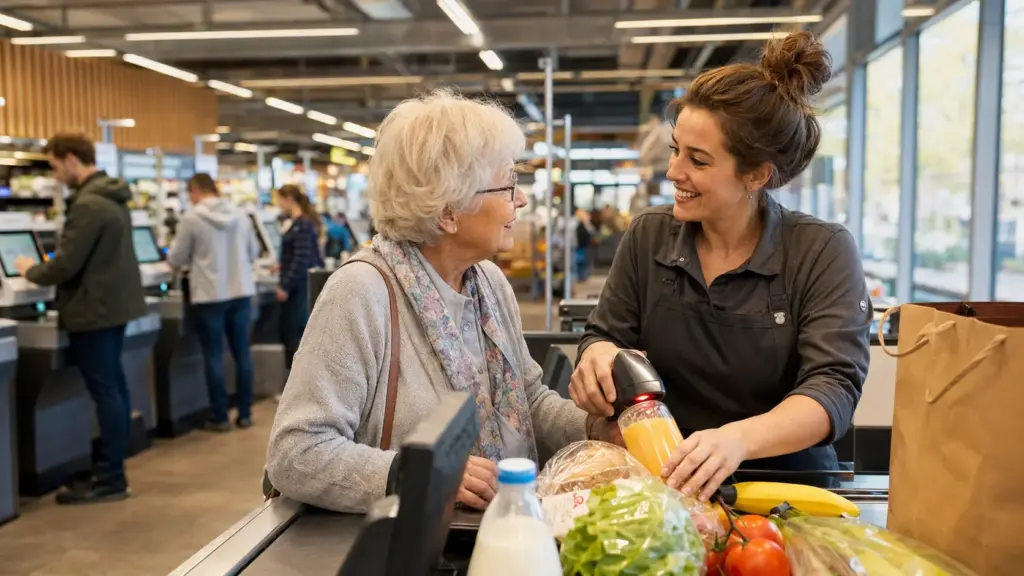 Enquanto supermercados aceleravam filas e instalavam caixas automáticos, rede holandesa criou um caixa onde conversar virou parte do trabalho e anunciou levar o modelo a 200 lojas para combater a solidão