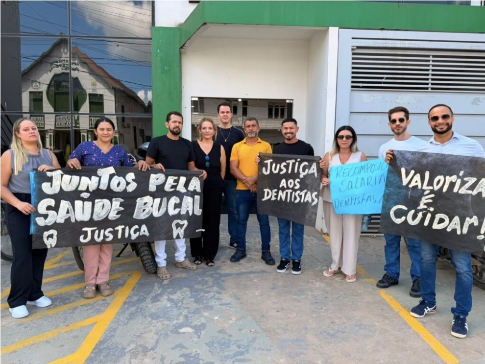 Prefeito Rodrigo Damasceno é criticado por falta de valorização aos dentistas da rede pública de Tarauacá