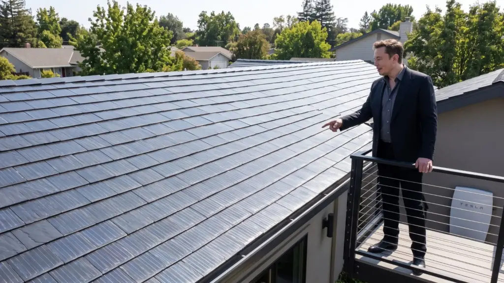 O que aconteceu com a telha solar da Tesla, anunciada por US$ 21,85 a cada quadrado de 30 cm por 30 cm de telhado para ser alternativa aos painéis solares tradicionais, mas que virou um dos projetos mais difíceis da marca