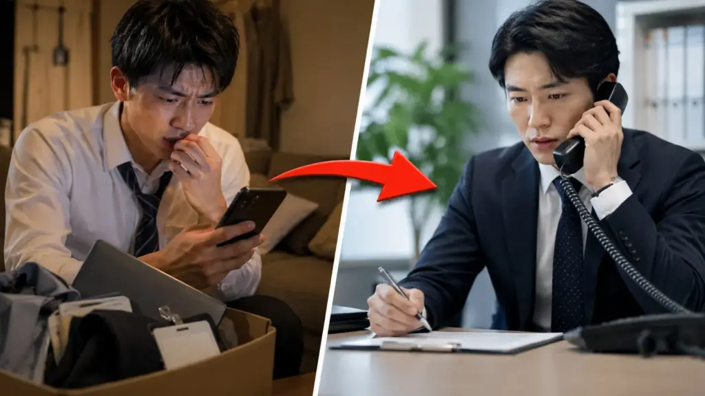 Trabalhadores no Japão pagam cerca de 22 mil ienes para uma agência avisar ao chefe que não voltarão ao emprego, devolver uniformes e equipamentos e evitar pressão para permanecer na empresa Trabalhadores no Japão pagam cerca de 22 mil ienes para uma agência avisar ao chefe que não voltarão ao emprego, devolver uniformes e equipamentos e evitar pressão para permanecer na empresa