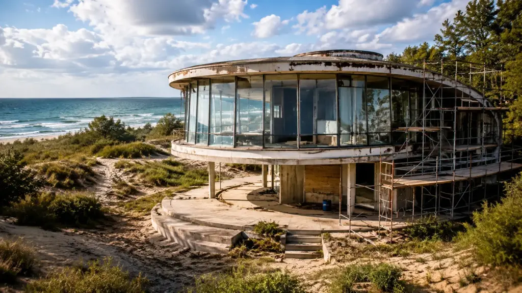 Casa de vidro que prometia antecipar o futuro em 1933 foi transportada de barco e caminhão, acabou vazia por décadas e agora consome US$ 4 milhões para não desaparecer entre as dunas de Indiana