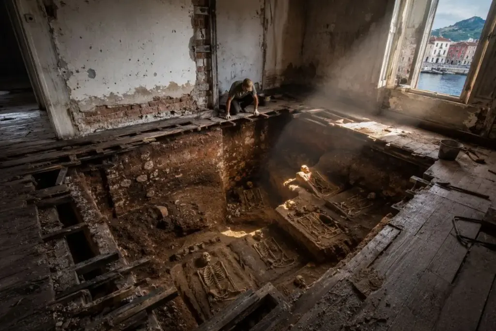 Uma simples reforma virou pesadelo histórico quando a moradora, na zona portuária do Rio, achou embaixo do próprio piso o cemitério de escravizados do maior porto de tráfico do Brasil, num achado que ela chamou de ‘holocausto negro debaixo da minha casa’