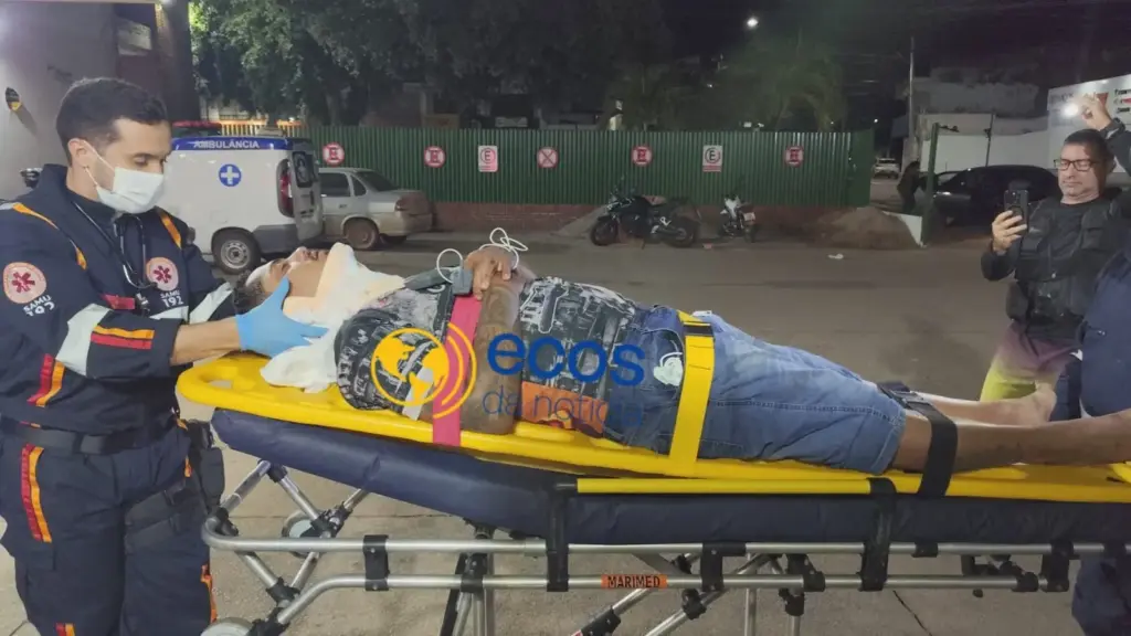 Colisão entre moto e caminhonete deixa homem ferido em Rio Branco