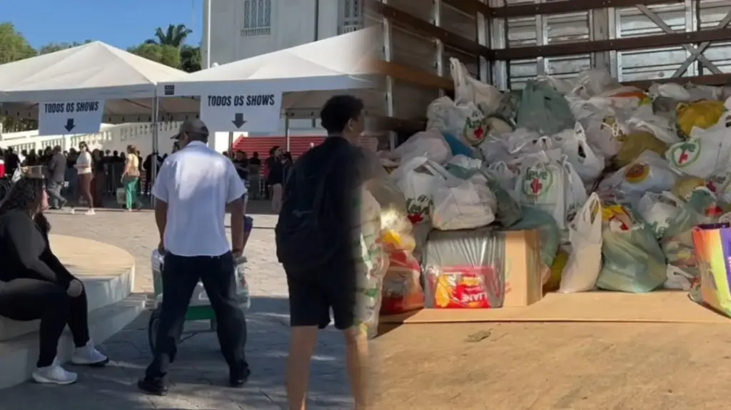 Açúcar e sal atingem cota limite na troca de ingressos para a Expoacre 2026