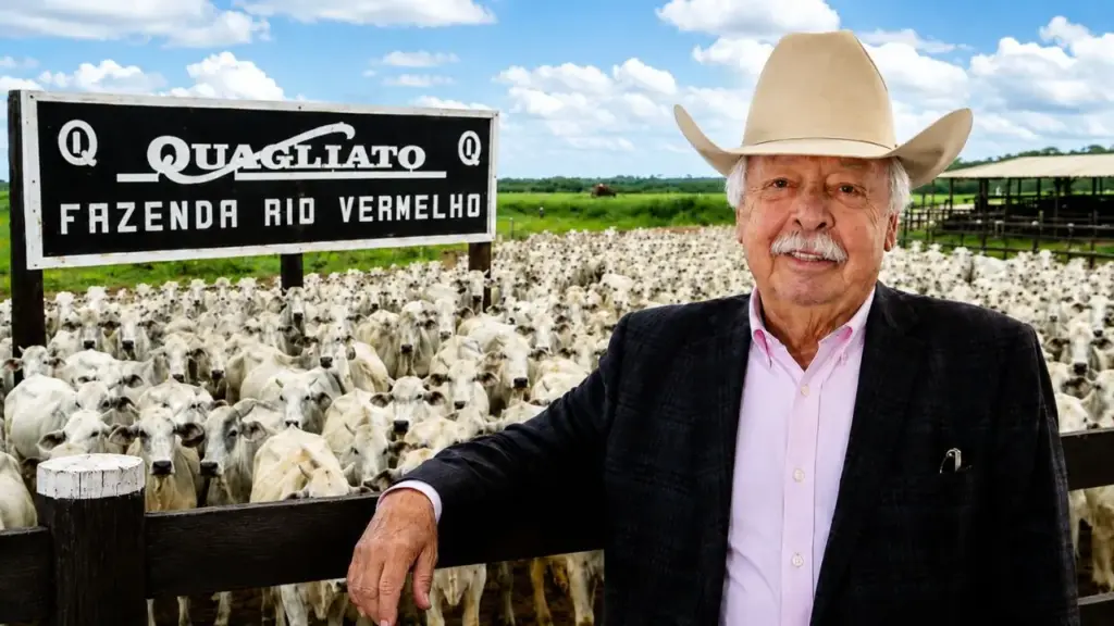 Aos 86 anos, “rei do gado brasileiro” reúne 240 mil bovinos em fazendas que somam mais de 100 mil hectares no Pará; conheça o império rural de Roque Quagliato