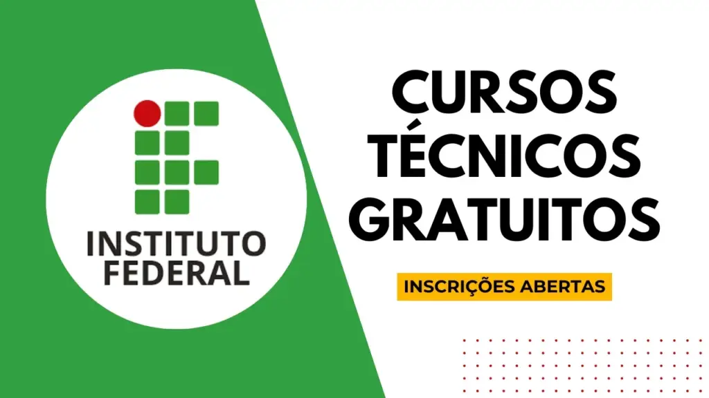 Últimos dias para se inscrever nos cursos gratuitos do Instituto Federal e receber bolsa de até R$ 858 e R$ 300 de auxílio alimentação enquanto estuda; vagas abertas no IFMG e IFSP em parceria com a Petrobras