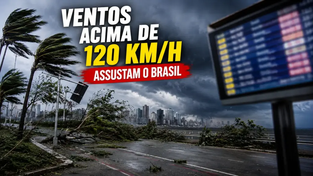 El Niño intensifica o contraste que gerou ventos de até 124,9 km/h no Brasil: meteorologistas explicam como uma frente de rajada derrubou árvores, suspendeu voos, causou mortes e pode tornar eventos extremos ainda mais frequentes El Niño intensifica o contraste que gerou ventos de até 124,9 km/h no Brasil: meteorologistas explicam como uma frente de rajada derrubou árvores, suspendeu voos, causou mortes e pode tornar eventos extremos ainda mais frequentes