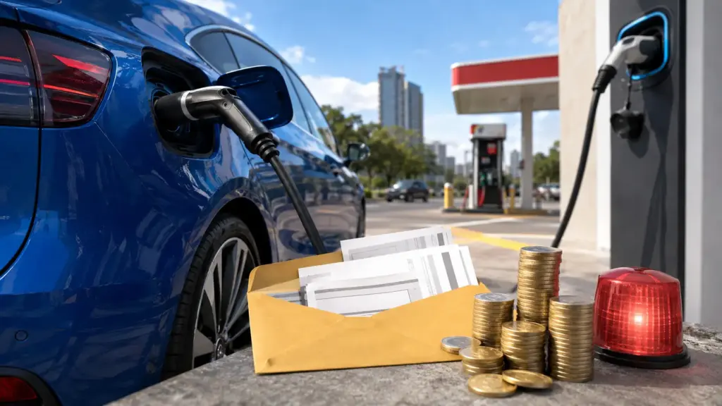 Carros elétricos escapam do imposto sobre a gasolina, mas agora podem pagar ainda mais: políticos criam novas taxas para recuperar a arrecadação perdida