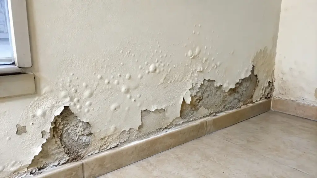 Parede estufada e tinta caindo? Veja como eliminar a umidade, preparar a superfície e fazer o reparo durar de verdade