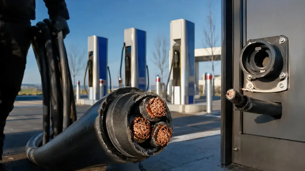 Não é problema apenas do Brasil: furto de cabos derruba carregadores elétricos, provoca prejuízo milionário na Alemanha e leva agência dos Estados Unidos a emitir alerta nacional sobre os riscos à infraestrutura