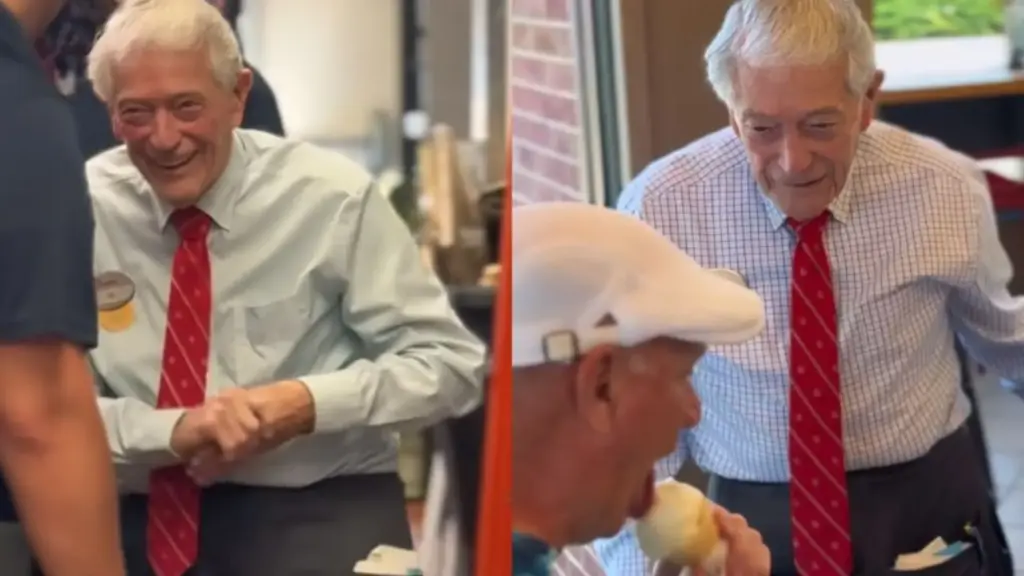 Aos 92 anos, idoso recusa aposentadoria, trabalha todos os dias em restaurante por uma razão que emociona clientes e colegas, transforma gentileza em missão de vida e diz que não pretende parar