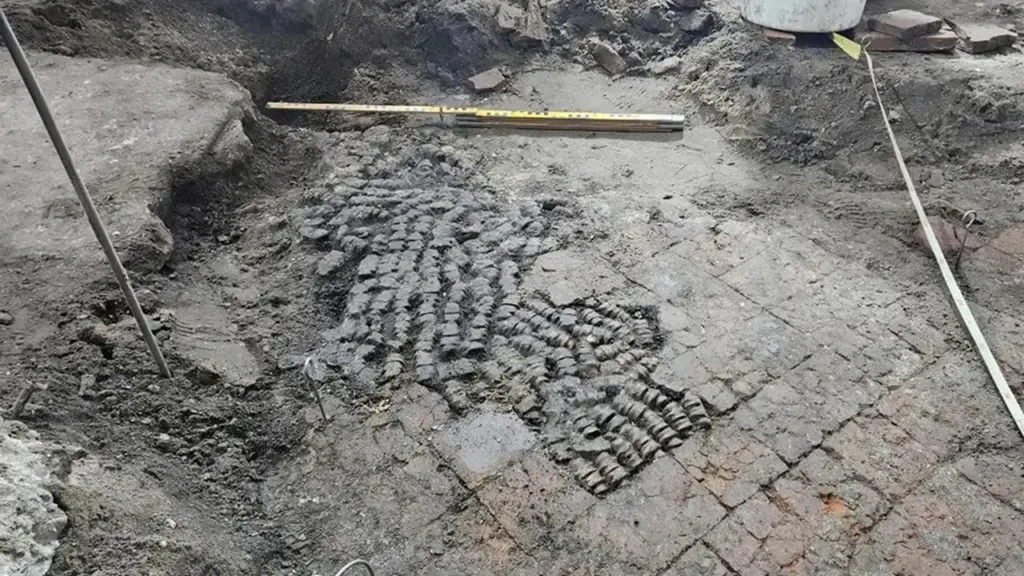 Reforma de uma casa construída em 1609 revelou sob os ladrilhos um piso medieval feito com ossos de mais de 30 bovinos, serrados na mesma altura e polidos pelos passos de quem viveu ali Reforma de uma casa construída em 1609 revelou sob os ladrilhos um piso medieval feito com ossos de mais de 30 bovinos, serrados na mesma altura e polidos pelos passos de quem viveu ali