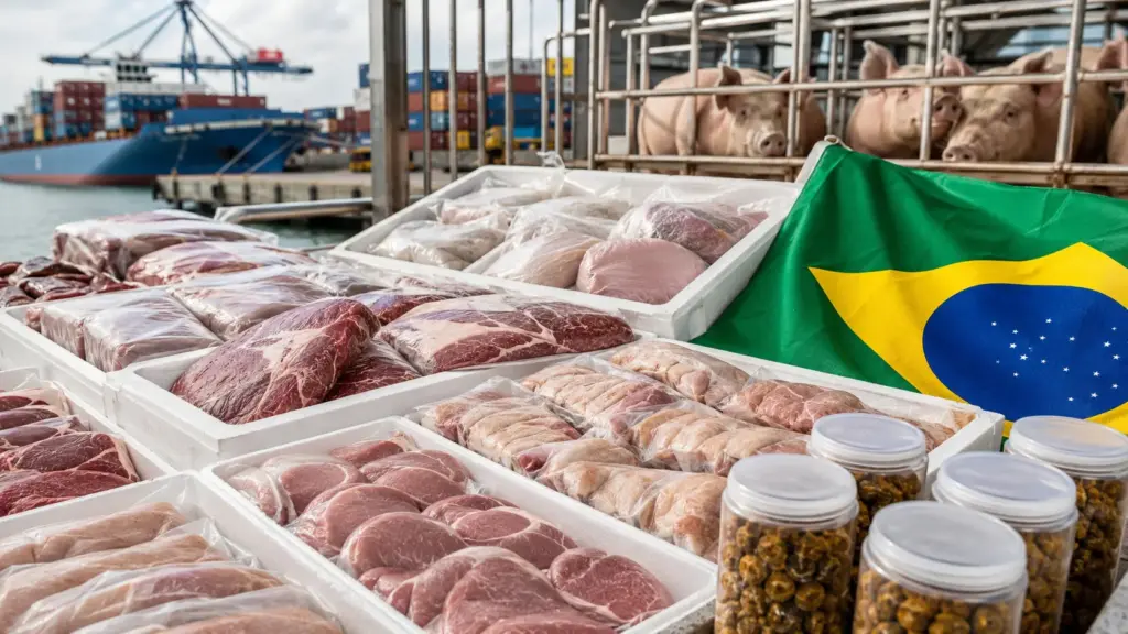 Autoridades sanitárias de três países autorizam a entrada de produtos brasileiros, e acordos com China, Paraguai e Palau abrem espaço para exportações de cálculos biliares bovinos, suínos vivos destinados ao abate e carnes de diferentes espécies Autoridades sanitárias de três países autorizam a entrada de produtos brasileiros, e acordos com China, Paraguai e Palau abrem espaço para exportações de cálculos biliares bovinos, suínos vivos destinados ao abate e carnes de diferentes espécies