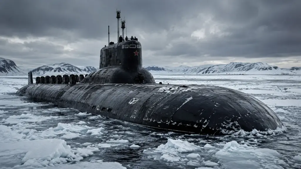 A União Soviética construiu um submarino tão gigante que parecia uma cidade submersa que levava mísseis nucleares, pesava 48 mil toneladas, e media 175 metros A União Soviética construiu um submarino tão gigante que parecia uma cidade submersa que levava mísseis nucleares, pesava 48 mil toneladas, e media 175 metros