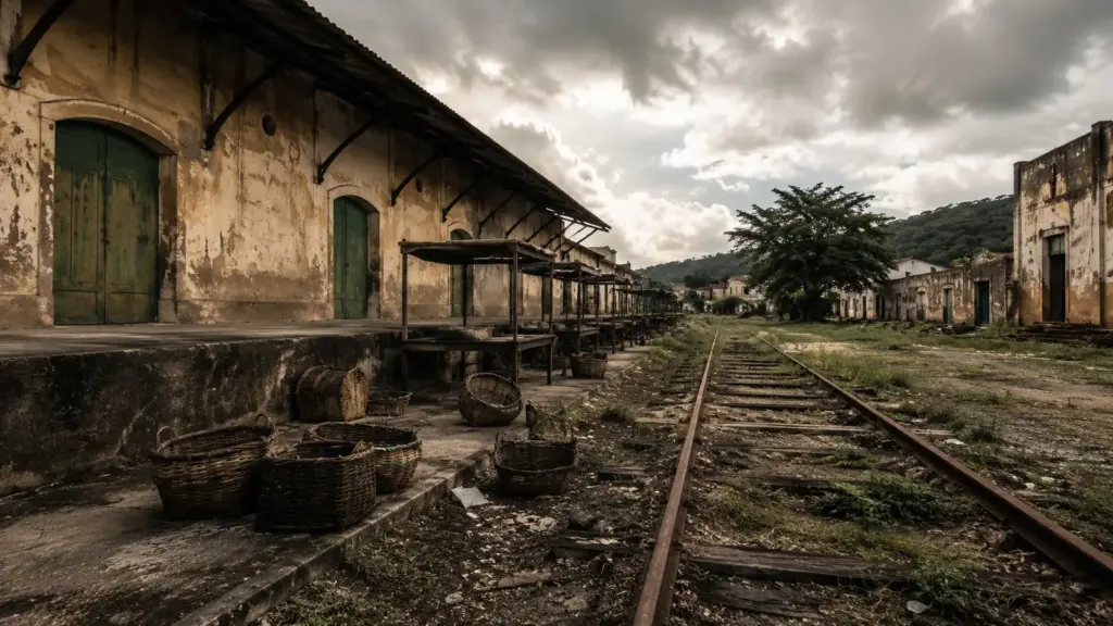 Ferrovia levava café ao porto, sustentava feiras e gerava renda, mas abandono e o fim dos trens esvaziou Baturité e mudou a economia da cidade