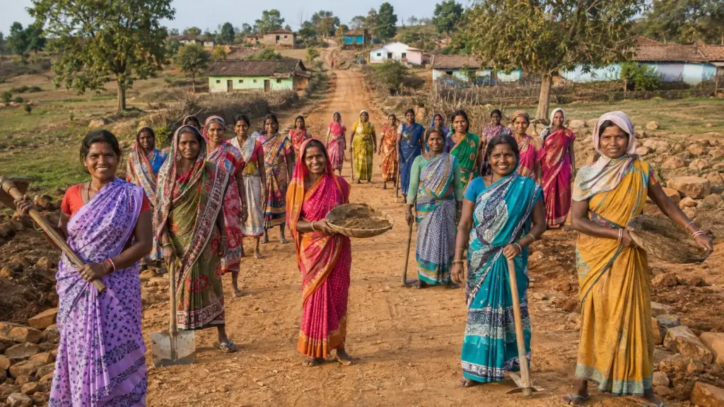 Sem estrada para chegar à aldeia e cansadas de ver ambulâncias, crianças e moradores presos no caminho, 25 mulheres juntam dinheiro, pegam ferramentas e abrem estrada de 1,5 km com as próprias mãos