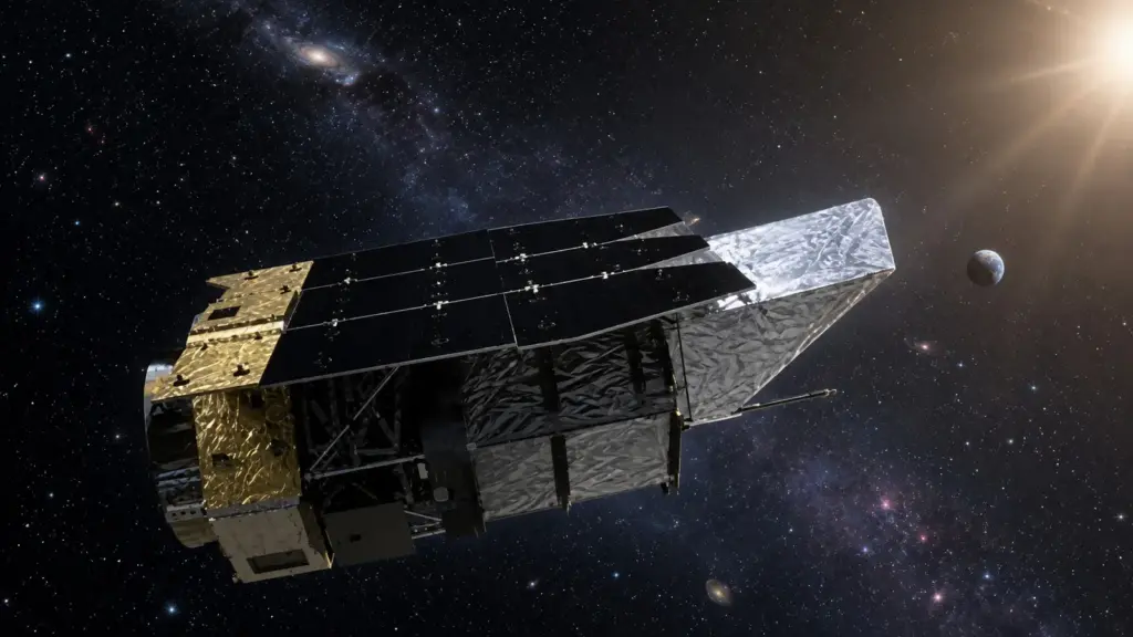 NASA vai mandar 1,35 milhão de nomes para quase 1 milhão de milhas da Terra em telescópio que seguirá ao ponto L2 para estudar energia escura, matéria escura, exoplanetas e bilhões de galáxias NASA vai mandar 1,35 milhão de nomes para quase 1 milhão de milhas da Terra em telescópio que seguirá ao ponto L2 para estudar energia escura, matéria escura, exoplanetas e bilhões de galáxias