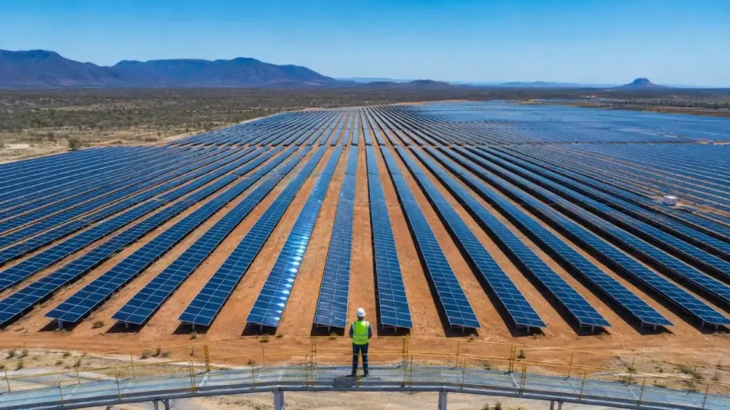 A maior usina solar do Brasil ocupa uma área gigante no semiárido e gera energia suficiente para abastecer mais de um milhão de casas, mudando a paisagem do sertão mineiro
