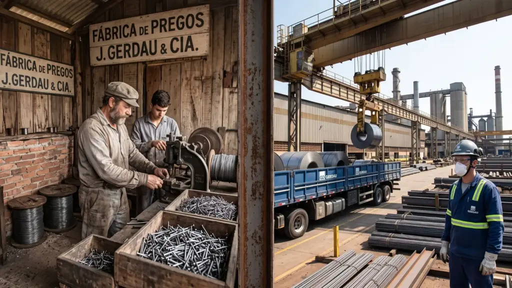 Imigrante comprou em 1901 uma pequena fábrica de pregos em Porto Alegre, transformou o negócio familiar numa siderúrgica e hoje a Gerdau possui cerca de 30 mil funcionários, instalações industriais em dez países e fornece aço para aproximadamente 100 mil clientes