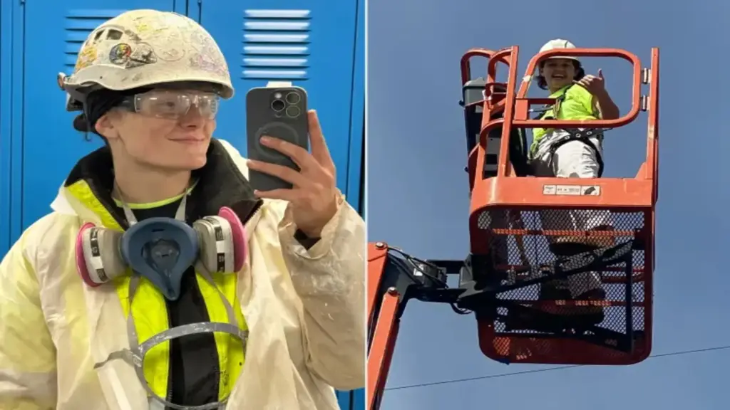 Aos 24 anos, ela vivia de bicos e temia ficar sem plano de saúde; hoje trabalha na construção civil, ganha seis dígitos e não acumula dívidas