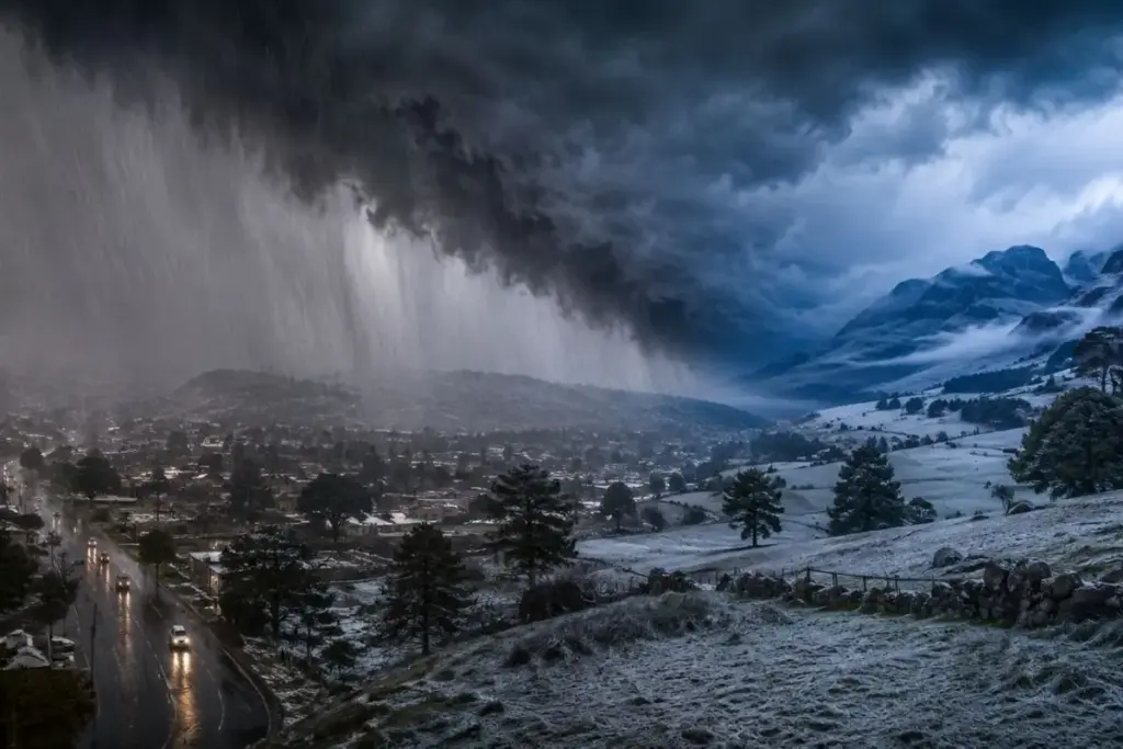 Agosto começa com chuva de até 100 mm derrubando o Sul e, logo depois, uma massa de ar frio entra pelo país e pode levar os termômetros para perto de zero grau com geada em duas serras Agosto começa com chuva de até 100 mm derrubando o Sul e, logo depois, uma massa de ar frio entra pelo país e pode levar os termômetros para perto de zero grau com geada em duas serras