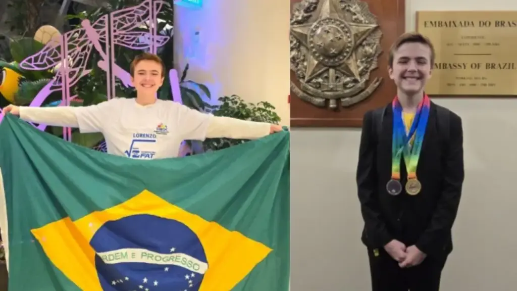 Aos 13 anos, brasileiro conquista pelo segundo ano seguido medalha de ouro em Olimpíada Internacional de Matemática em Singapura, supera disputa com mais de 3 mil estudantes de 37 países, entra no grupo dos 2% mais bem colocados e inspira criação de programa para apoiar novos talentos científicos no país