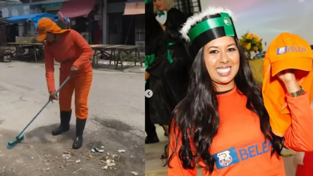 Aos 33 anos, gari que varria ruas da Grande Belém usa o salário da limpeza para pagar a faculdade, veste novamente o uniforme no ensaio de formatura e conclui a segunda graduação em Educação Física antes de ser aprovada para trabalhar como professora no Sesc