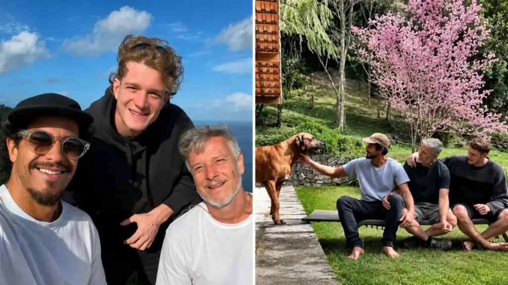 Aos 64 anos, Marcello Novaes revela que construiu uma casa para cada filho no terreno de sua mansão na Barra da Tijuca, deixando Diogo, de 31, e Pedro, de 29, morando separados, mas a dez passos da residência no Rio Aos 64 anos, Marcello Novaes revela que construiu uma casa para cada filho no terreno de sua mansão na Barra da Tijuca, deixando Diogo, de 31, e Pedro, de 29, morando separados, mas a dez passos da residência no Rio