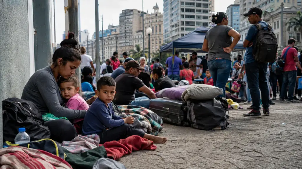 Após crise migratória da Venezuela, população em situação de rua no Brasil registrada no CadUnico quase dobra em três anos e chega a 392,4 mil pessoas em junho de 2026