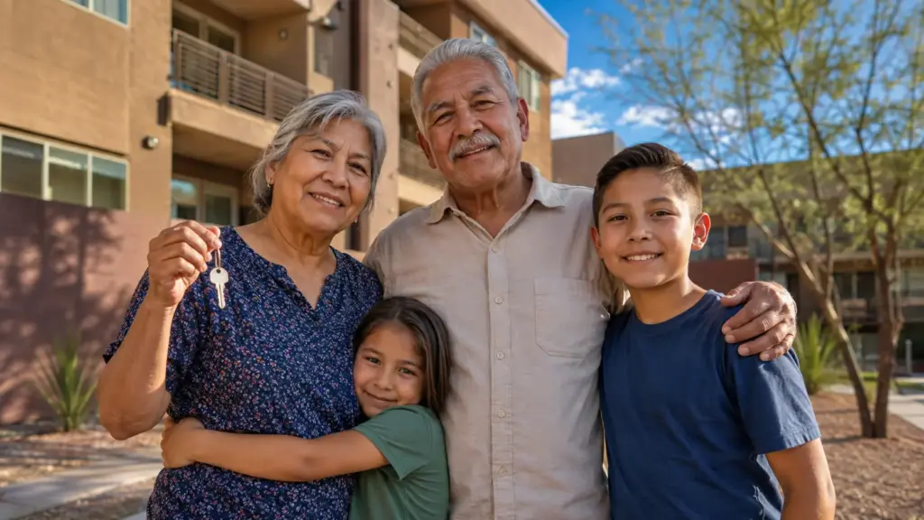 Avós que imaginavam ter encerrado a criação dos filhos precisaram assumir os netos, não encontraram moradias adequadas e ganharam em Phoenix um condomínio exclusivo com 56 apartamentos e apoio social Avós que imaginavam ter encerrado a criação dos filhos precisaram assumir os netos, não encontraram moradias adequadas e ganharam em Phoenix um condomínio exclusivo com 56 apartamentos e apoio social