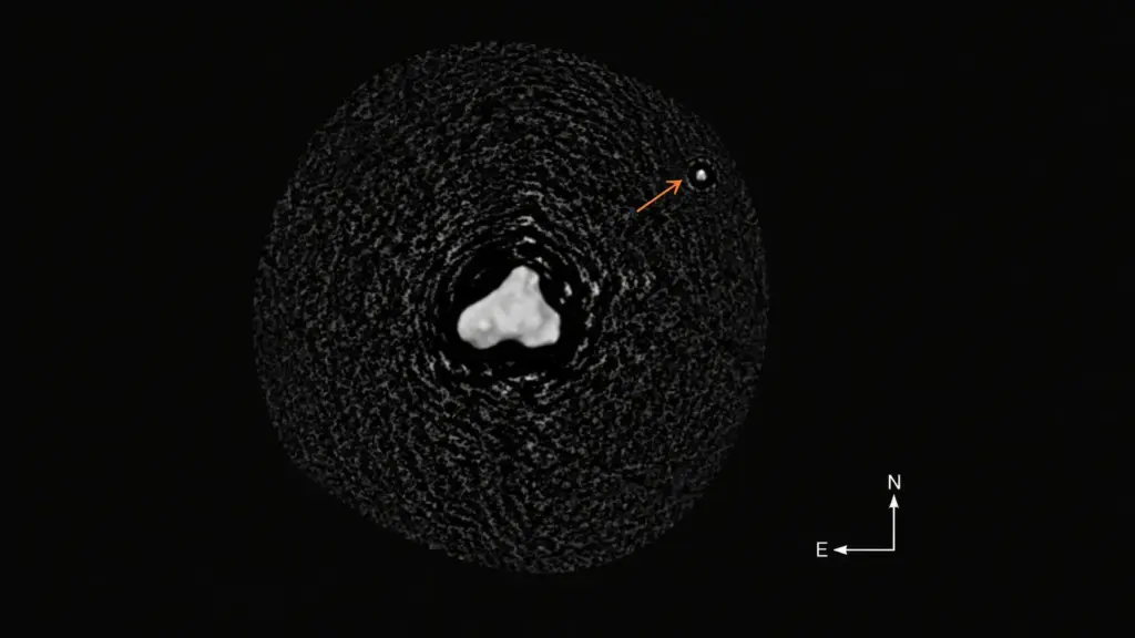 Asteroide observado há quase 170 anos surpreende astrônomos ao revelar três “pontas”, uma pequena lua escondida em sua órbita e pistas sobre a formação dos planetas rochosos Asteroide observado há quase 170 anos surpreende astrônomos ao revelar três “pontas”, uma pequena lua escondida em sua órbita e pistas sobre a formação dos planetas rochosos