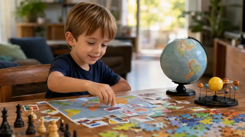 Aos 5 anos, menino catarinense com QI 135 memoriza as 193 bandeiras nacionais, organiza países por extensão territorial, entra para a Mensa e surpreende com interesse por astronomia e economia, mas deixa os mapas de lado para frequentar a escola e brincar com os amigos Aos 5 anos, menino catarinense com QI 135 memoriza as 193 bandeiras nacionais, organiza países por extensão territorial, entra para a Mensa e surpreende com interesse por astronomia e economia, mas deixa os mapas de lado para frequentar a escola e brincar com os amigos