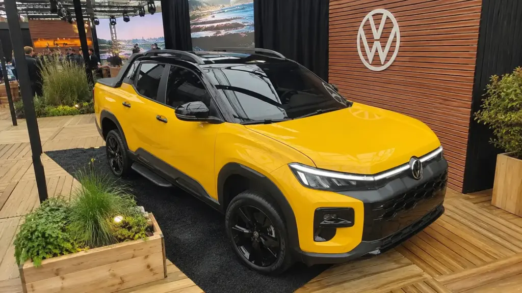 Volkswagen Tukan entra na briga das picapes com plataforma MQB, eletrificação inédita, 76% de peças nacionais e produção no Paraná para desafiar a Fiat Toro em 2027