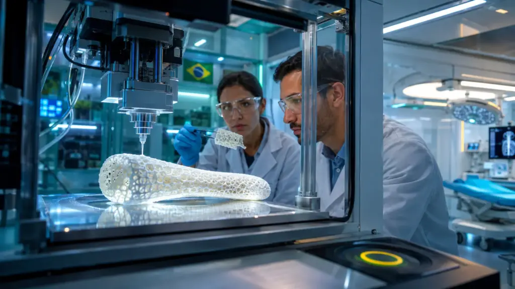 Tecnologia brasileira sai do laboratório e usa impressão 3D para criar uma nova geração de enxertos médicos e desafiar mercado dominado por importações Tecnologia brasileira sai do laboratório e usa impressão 3D para criar uma nova geração de enxertos médicos e desafiar mercado dominado por importações