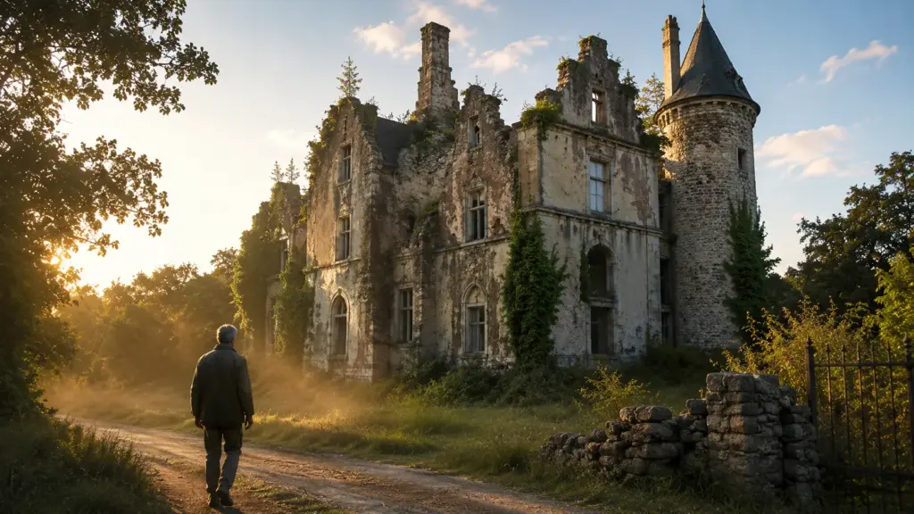 Comprou por R$ 361 mil um castelo francês tão abandonado que árvores cresciam dentro dos cômodos e até banheiros haviam desabado; quatro décadas depois do abandono, YouTuber encara restauração de R$ 18 milhões para transformar a ruína em château novamente