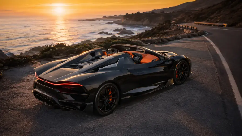 Bugatti W16 Mistral de 1.600 cv recebe transformação radical da Mansory com fibra de carbono, interior laranja e avaliação próxima de R$ 57 milhões