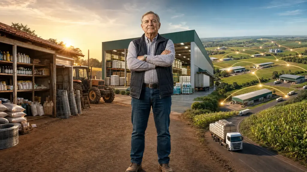 Engenheiro deixa São Paulo para tocar fazenda, abre 1 loja em Dourados, recebe aporte de R$ 400 milhões e, 40 anos depois, com 98 filiais em 12 estados e receita acima de R$ 2 bilhões, transforma Alvorada na maior rede de insumos agropecuários do país