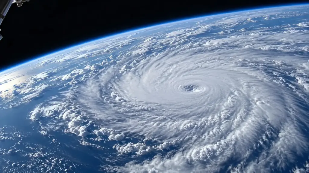Astronauta da NASA fotografa gigantesco tufão no Pacífico com iPhone a bordo da ISS e registra tempestade que chegou à força equivalente à categoria 5