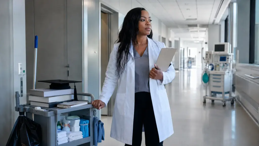 Faxineira durante dez anos, jovem limpava consultórios e retirava o lixo de médicos em Yale, formou-se em Medicina e voltou ao mesmo hospital como residente em anestesiologia