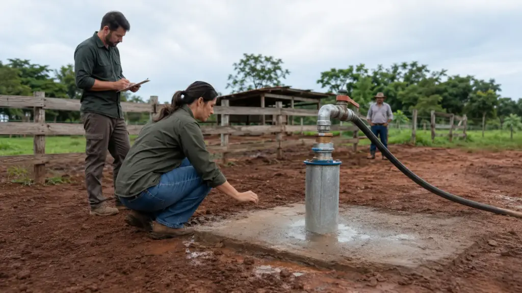 Proprietário rural fura poço artesiano, mas falta de licença transforma obra pronta em multa, obrigação de regularização e inquérito civil em Mato Grosso do Sul Proprietário rural fura poço artesiano, mas falta de licença transforma obra pronta em multa, obrigação de regularização e inquérito civil em Mato Grosso do Sul