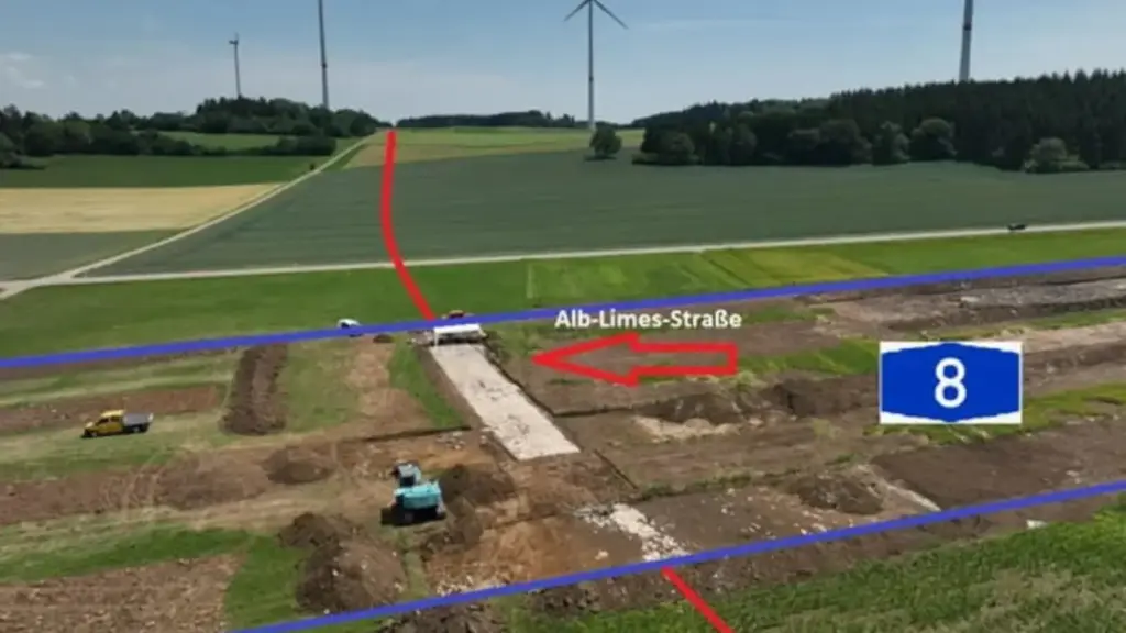 Era para preparar o terreno da futura rodovia, mas arqueólogos encontraram uma estrada romana de 2 mil anos que ligava cidades e fortes na Alemanha