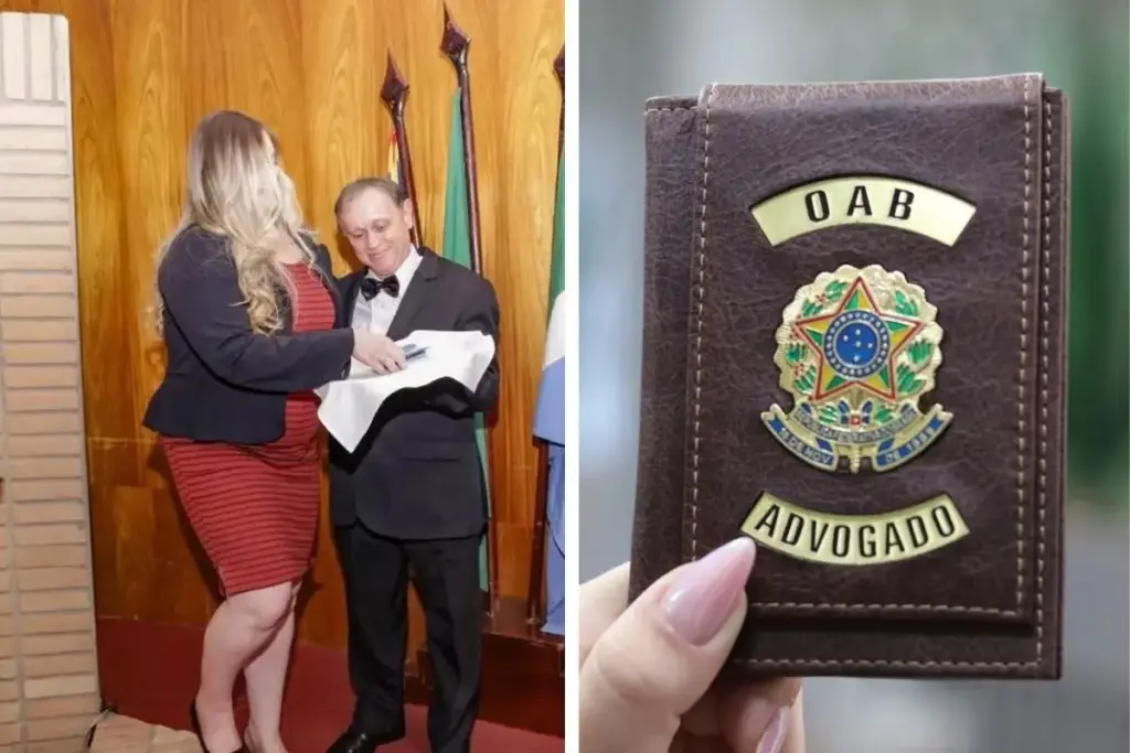 Depois de 49 anos servindo mesas como garçom, o pai fez questão de levar a carteira da OAB da filha recém-formada advogada da mesma forma que serviu a vida inteira: numa bandeja Depois de 49 anos servindo mesas como garçom, o pai fez questão de levar a carteira da OAB da filha recém-formada advogada da mesma forma que serviu a vida inteira: numa bandeja