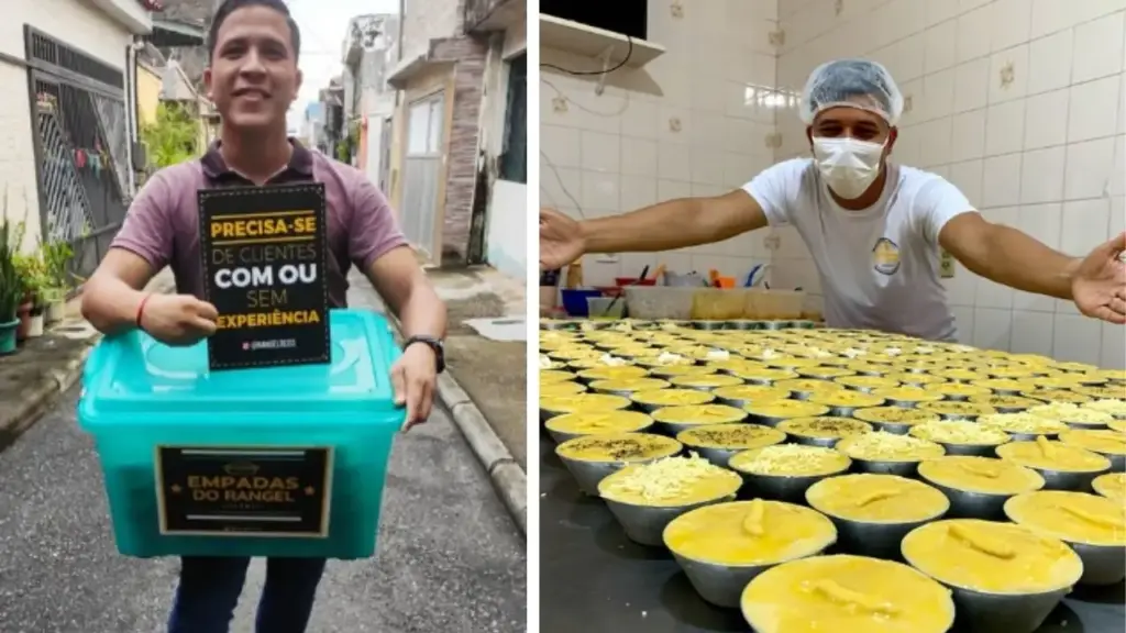 Desempregado começou vendendo brigadeiros no sinal, viu as vendas desabarem durante a pandemia e quase perdeu 72 empadas encalhadas, mas recebeu ajuda de um desconhecido, reformulou as receitas com a família e construiu em Belém uma empresa com fábrica própria, 20 colaboradores e uma cafeteria aberta ao público