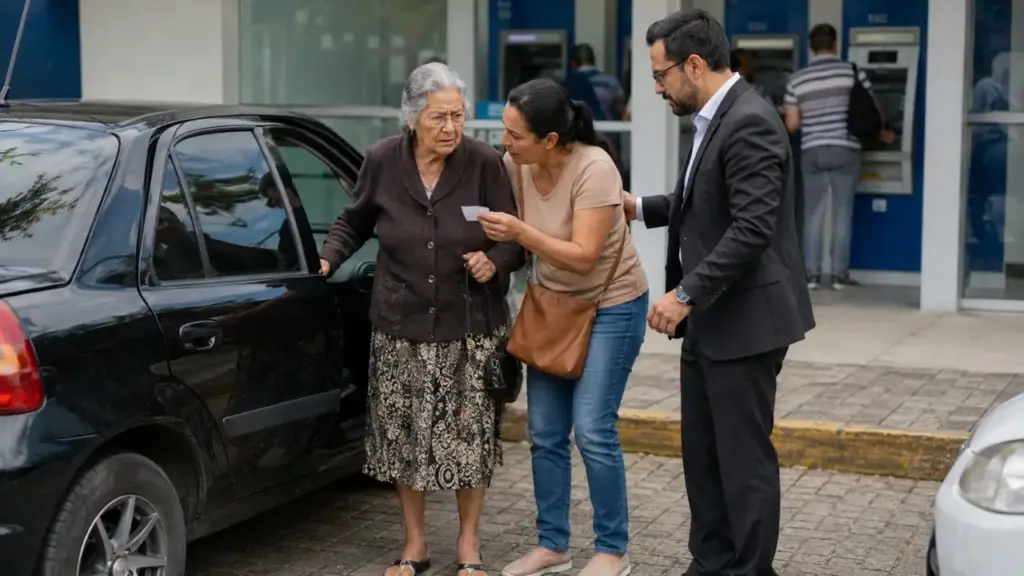 Mulher de 77 anos entra em carro após ouvir história de bilhete premiado, passa cinco horas sendo levada de banco em banco e perde R$ 13,4 mil antes da filha perceber o golpe