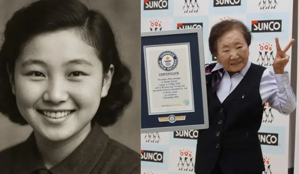 Quando começou a trabalhar na mesma empresa em 1956, Yasuko não imaginava que passaria mais de seis décadas atrás da mesma mesa e chegaria aos 90 anos cumprindo expediente de 7,5 horas por dia, cinco vezes por semana, até transformar uma vida inteira de trabalho em recorde mundial do Guinness Quando começou a trabalhar na mesma empresa em 1956, Yasuko não imaginava que passaria mais de seis décadas atrás da mesma mesa e chegaria aos 90 anos cumprindo expediente de 7,5 horas por dia, cinco vezes por semana, até transformar uma vida inteira de trabalho em recorde mundial do Guinness