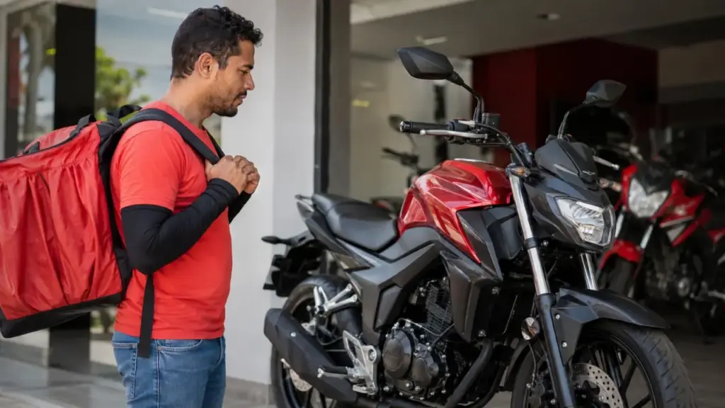 Banco do Brasil fecha parceria com iFood e abre caminho para entregadores financiarem até 100% de moto nova, com 48 meses para pagar, mas exige 6 meses de cadastro, 100 entregas e aprovação de crédito