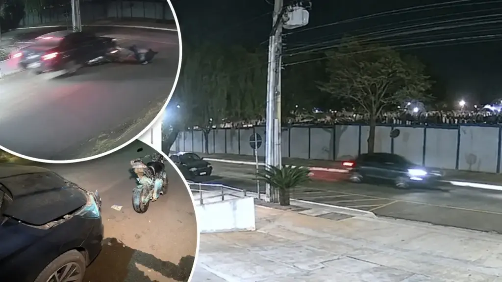 Motoboy seguia para o segundo trabalho no Paraná quando carro atinge sua moto, o arrasta por cerca de 60 metros e leva motocicleta presa por outros 600; outro motociclista persegue motorista até conseguir pará-lo