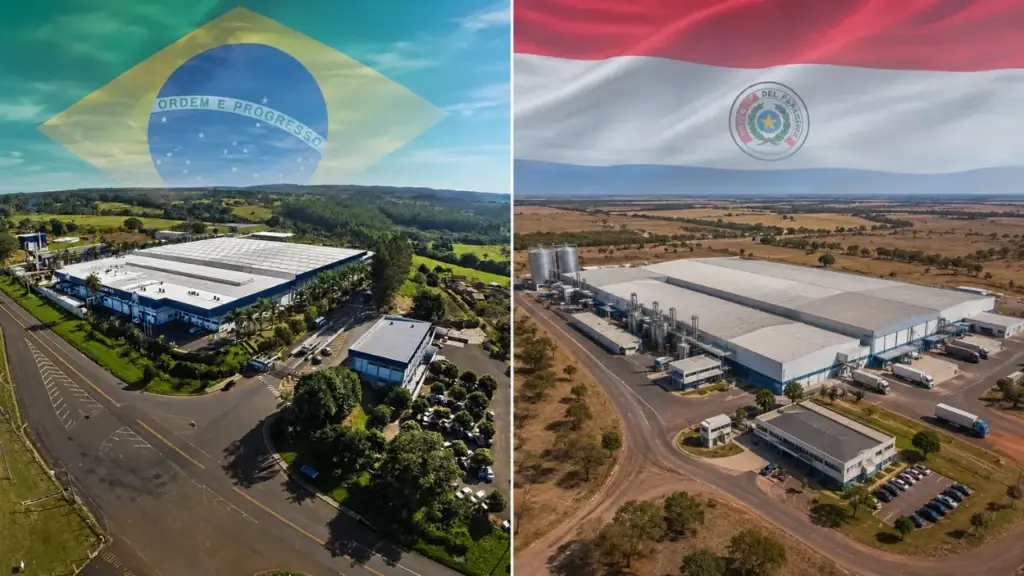 Empresa brasileira de 72 anos estuda levar produção ao Paraguai, aproveitar imposto de apenas 1%, energia barata e custos menores para depois vender 100% do que fabricar de volta ao mercado brasileiro Empresa brasileira de 72 anos estuda levar produção ao Paraguai, aproveitar imposto de apenas 1%, energia barata e custos menores para depois vender 100% do que fabricar de volta ao mercado brasileiro